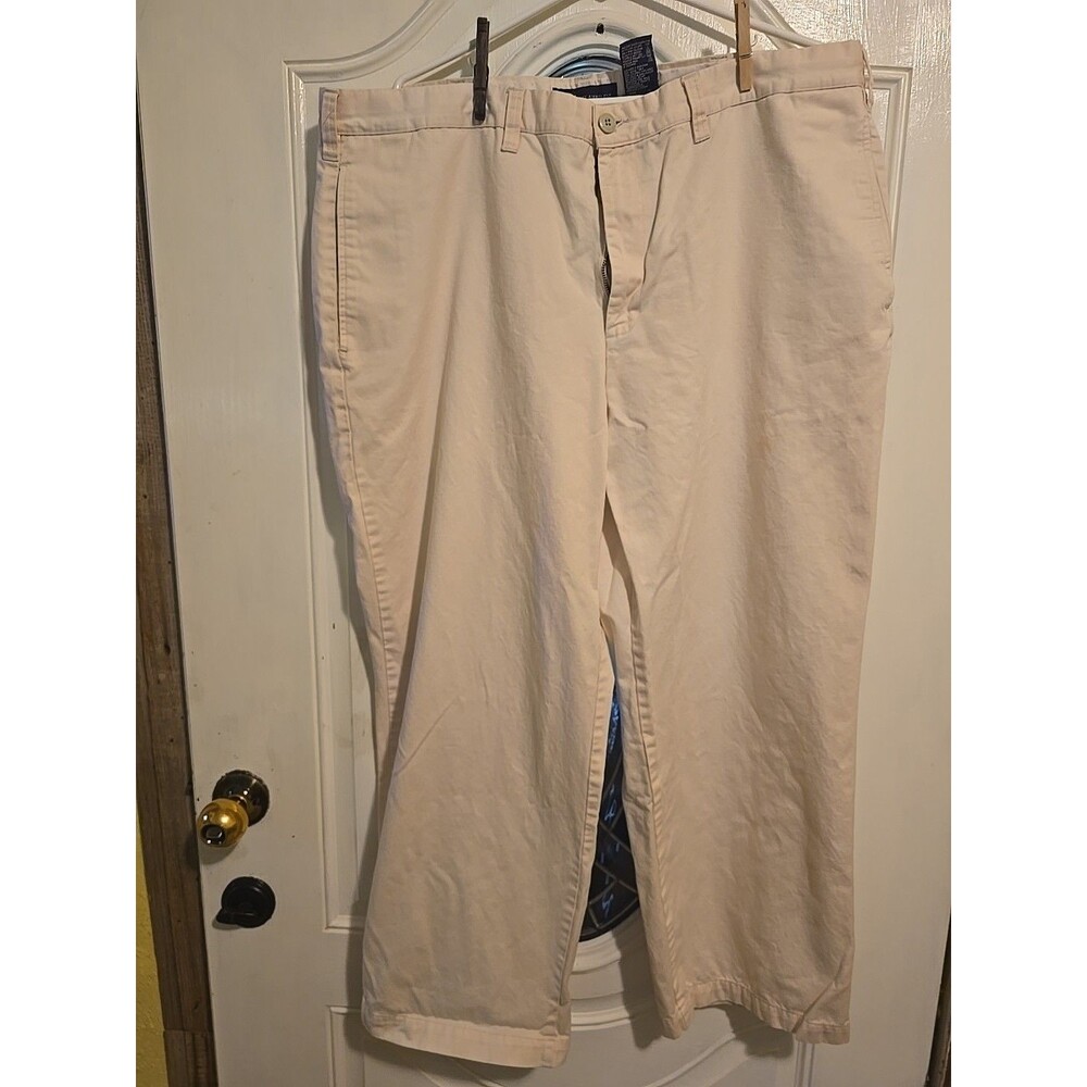 Faded Glory Pants Mens Beige Khaki Bottoms Size 42x30, Used